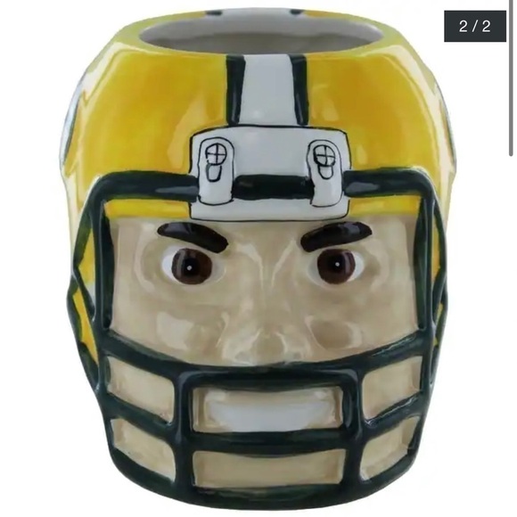 Greenbay Packer Sculpted Mascot Mug - Picture 1 of 8